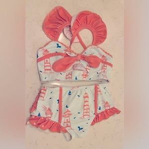 Sweet Honey 2 Pc Swimsuit-Retro